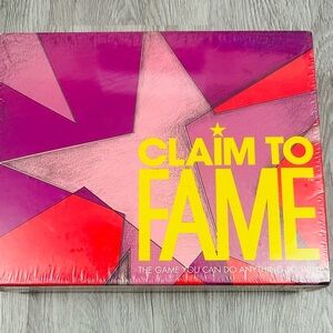 Vintage Parker Brothers Board Game 1990 Claim To Fame Made In USA Family Fun NOS